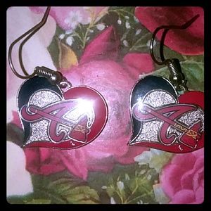 Atlanta braves earrings